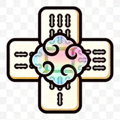 麻将在线玩云游戏平台Logo，翡翠绿与金色麻将图案